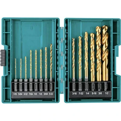Imagen de Makita B 65399 Impact Gold 14 Pc. Titanium Drill Bit Set, 1/4&quot; Hex Shank