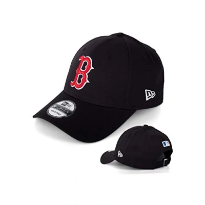 Imagen de New Era Gorra para hombre, edición limitada, con bordado adicional del equipo en la parte trasera, de NFL, NBA, MLB, 9Forty ajustable los Yankees, Bulls, Dodgers, Lakers, Sox Boston Red única