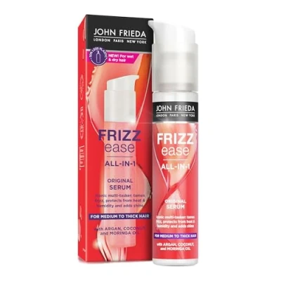 Imagen de JOHN FRIEDA Sérum Anti Frizz 50 ml, para Cabello Encrespado, Protege contra Humedad y Calor, Hidrata Controla el Cabello, Pelo Más Fuerte Brillante