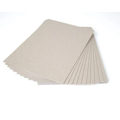 Imagen de House of Card &amp; Paper Tablero de papel kraft gris 1500 micras, 945 g/m², tamaño A2, 5 hojas por paquete, HCP477