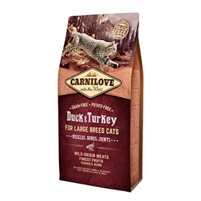Imagen de Carnilove Feline Adult Large Pato Pavo 6Kg 6000 g