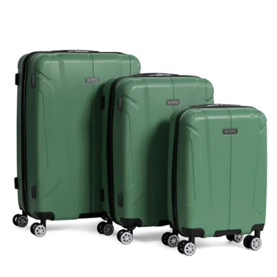 Imagen de Ben Sherman Derby Hereford Sunderland Maleta de Viaje Vertical giratoria, Cilantro, 8 Wheel 28&quot;, Equipaje Giratorio