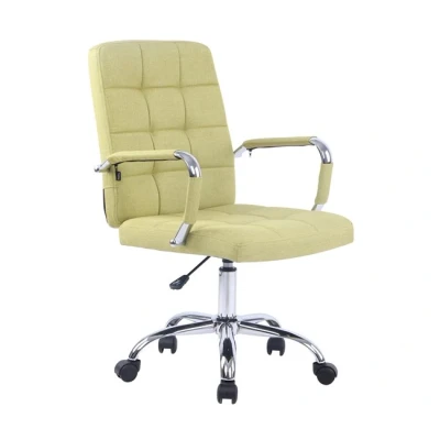 Imagen de CLP Silla De Escritorio Deli Pro En Tela Ejecutiva Giratoria &amp; Regulable Altura I Oficina con Ruedas, Color:Verde Claro