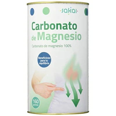 Imagen de Sakai Laboratorios Carbonato de Magnesio en Polvo Sin sabor 160 gr
