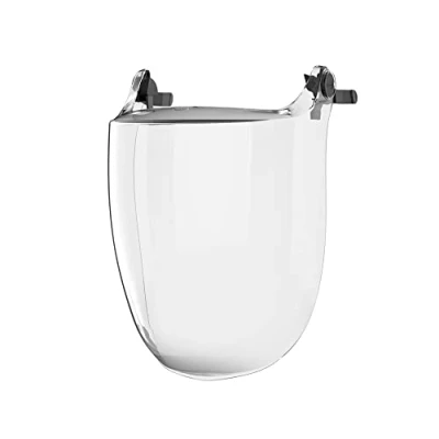 Imagen de JSP Safety EVOGuard C4 MAX Industrial Enti Mist &amp; Anti Scratch Visor Chinguard para cascos EVO, transparente (ADA270 070 000)