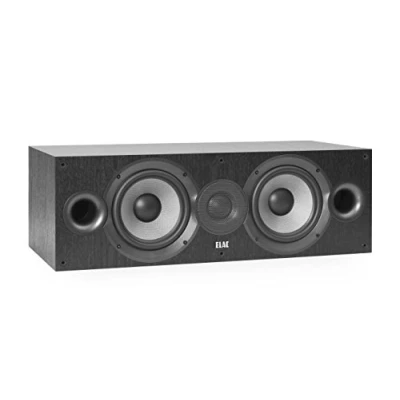 Imagen de ELAC Debut 2.0 Center Altavoz C6.2, Caja para reproducción de música a través Sistema estéreo, Sonido Envolvente 5.1, excelente y diseño, 2 vías,