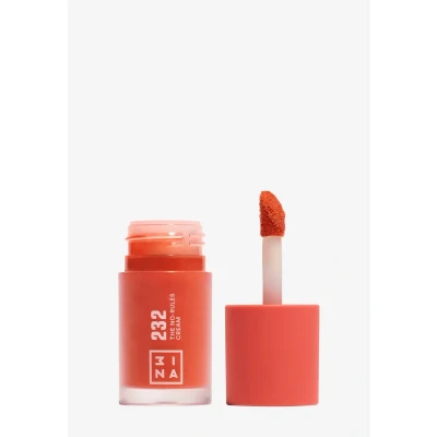 Imagen de 3INA MAKEUP The No Rules Cream 232 Rojo Coral Colorete con Aceite de Almendras Líquido 3 en 1 Mejillas Labios y Ojos Acabado Natural Vegan Cruelty Free