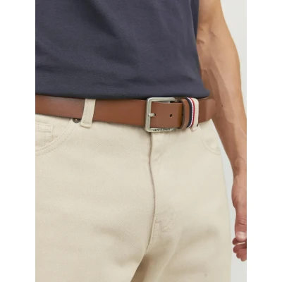 Imagen de Jack &amp; Jones Jacespo BELT Cinturón, Hombre, Talla: 80, Cognac