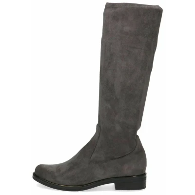 Imagen de CAPRICE 9 25512 41, Botas planas para Mujer, Gris (Dk Grey Str.), 41 EU
