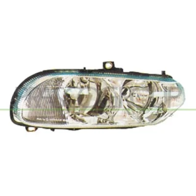 Imagen de PRASCO AA0804924 Faros izquierda H1, H7 blanco con luz intermitente para circulación por la derecha sin servomotor reg. alcance luces