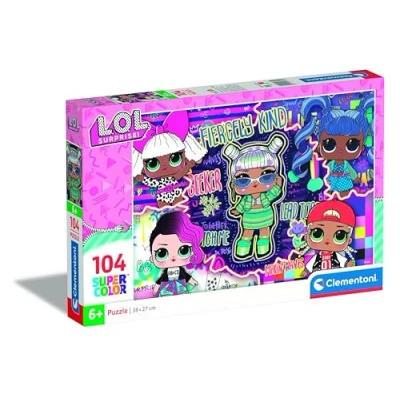 Imagen de Clementoni 104 Piezas L.O.L. Puzzle Infantil A Partir De 6 Años, Multicolor, Fabricado en Italia 25785
