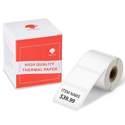Imagen de Etiqueta Phomemo M110, 30x20 mm Etiquetas autoadhesivas para impresoras de M110/M200/M120/M220, adhesivas térmicas multiuso imprimibles