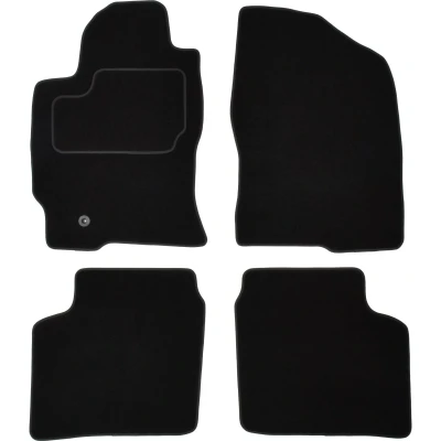 Imagen de MAMMOOTH A041 TOY280 PRM 01 Juego de alfombrillas suelo textil delante y detrás 4 negro TOYOTA: Prius II Liftback