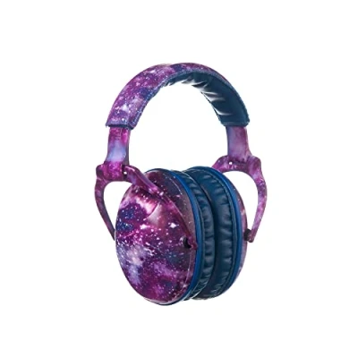 Imagen de PROTEAR protección auditiva para niños, orejeras plegables ajustables, contra el ruido del niño, concierto, escuela, festival, con SNR 28dB Nebula