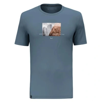 Imagen de Salewa Pure Design Dry Camiseta para Hombre, Color Azul Java, Talla S