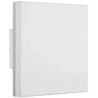 Imagen de Mantra Iluminación. Modelo BORA. Aplique de pared exterior cuadrado 15 cm fabricado en aluminio y policarbonato acabado color blanco. Fuente luz LED 9.6W 3000K 720Lm (incl.).