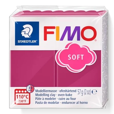 Imagen de STAEDTLER 8020 T23 FIMO Arcilla de modelado polimérica suave endurecida al horno, bayas congeladas (1 bloque 57 g)