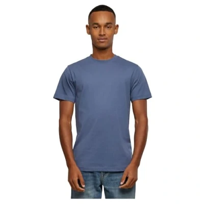 Imagen de Build Your Brand Camiseta Cuello Redondo, Azul Vintage, M para Hombre