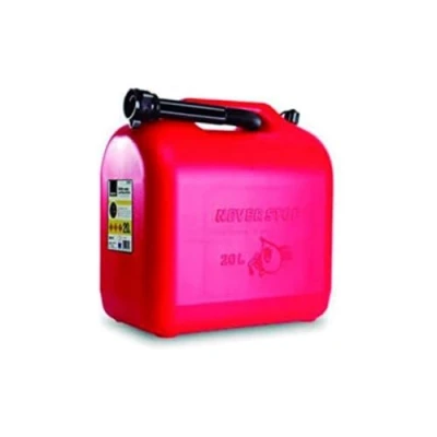 Imagen de Bidón de Gasolina Modelo B20ECO Fabricado en Polietileno Capacidad 20 Litros Resistente Frente a los Aditivos Combustibles Con Manguera Certificado UN Bikain