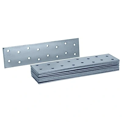 Imagen de HELPMATE 12 placas perforadas de 40 x 160 mm Conector plano galvanizado y azul pasivado madera con excelente protección contra la corrosión, estable duradero Fácil montaje