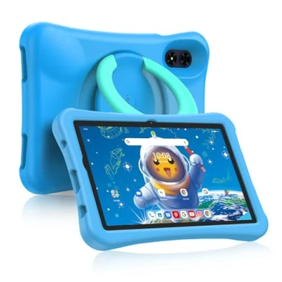 Imagen de UMIDIGI Tableta infantil de 10,1 pulgadas, Android 13, G2, niños a partir 3 años, 8 GB (4+4) RAM + 64 ROM/1TB, protección ocular 1280 x 800HD, WiFi6, 6000 mAh, MP+8 MP, con funda EVA/OTG