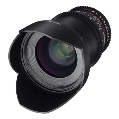 Imagen de Samyang F1312901101 Objetivo para vídeo VDSLR Canon EF (Distancia Focal Fija 35mm, Apertura T1.5 22 AS UMC II, diámetro Filtro: 77mm), Negro