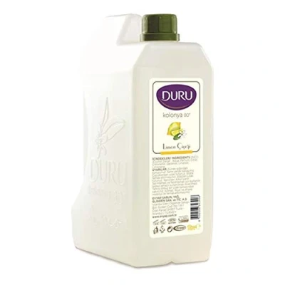 Imagen de Duru Colonia Limón Turco Perfumado Mini Bote de Agua 900 ml, Transparente, ml