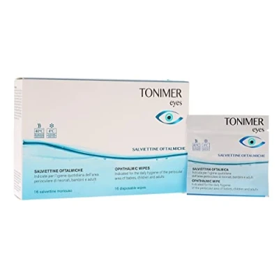 Imagen de Tonimer Toallitas oftalmicas Ojo inflamado, 16 unidades