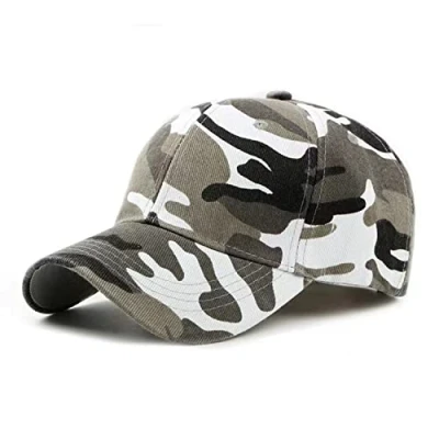 Imagen de Gorra de Béisbol Camuflaje,Gorras Camuflaje Militar del Ejército Caza con Sombrero al Aire Libre Ajustable para Pesca Camping
