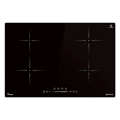 Imagen de Placa induccion 80 cm 7 kW 4 fuegos 9 niveles de potencia Control Táctil Temporizador IH87704RL