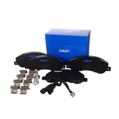 Imagen de SKF VKBP 80091 E Juego de pastillas freno con contacto avisador desgaste accesorios FORD: Transit Mk6 Furgón