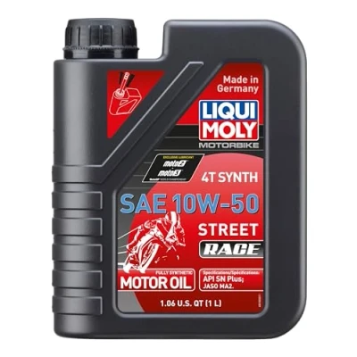 Imagen de Liqui Moly Motorbike 4T Synth Street Race 10W 50 1L Aceite de motor 1502