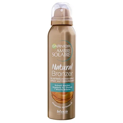 Imagen de Garnier Ambre Solaire Spray autobronceador con aceite de albaricoque para bronceado natural, 150 ml