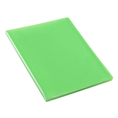 Imagen de Viquel para documentos (100 Fundas (50 fundas) gran capacidad Encuadernación formato A4 fabricado en Francia lisos, calidad superior verde translúcido