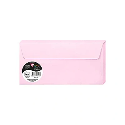 Imagen de Clairefontaine Pack de 20 sobres Pollen, color rosa chicle 22 x 11 0.10