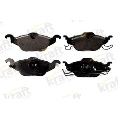 Imagen de KRAFT 6001640 Juego de pastillas freno Eje delantero con contacto avisador desgaste OPEL: Astra G CC, Berlina, Coupé