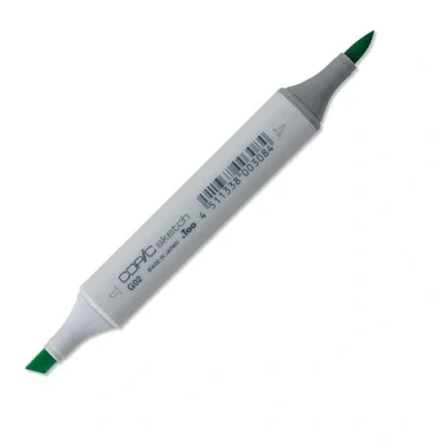 Imagen de Copic Sketch G02, Spectrum Green, Rotulador doble con punta mediana y de pincel.