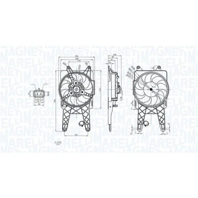 Imagen de Ventilador, refrigeración del motor MAGNETI MARELLI 069422818010