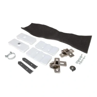 Imagen de sparefixd Kit de montaje bisagra puerta integrado para adaptarse a lavadora Zanussi