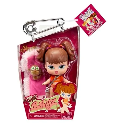 Imagen de Bratz Babyz Muñeca de Moda Coleccionable Meygan con Real y Mascota Juguete Infantil Ideal para Coleccionistas Niños a Partir 6 Años