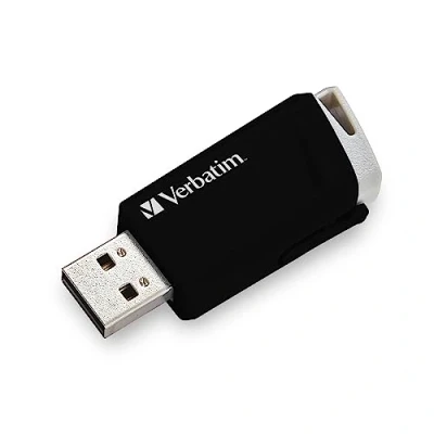 Imagen de VERBATIM Store &#039;n&#039; Click Memoria USB Stick 3.2 Gen 1 I 32GB con Mecanismo de Bloqueo 3 Externa para Laptop Notebook y Co. hasta 5 Gbit/s Negro