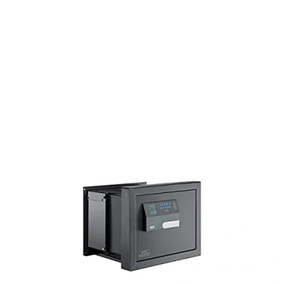 Imagen de BURG WÄCHTER Caja fuerte empotrable con combinación numérica y huella, Karat, Resistencia 0, Fondo variable estante, 15,6 26,0 l, 18 kg, WT 614 E FP, Hierro antiguo