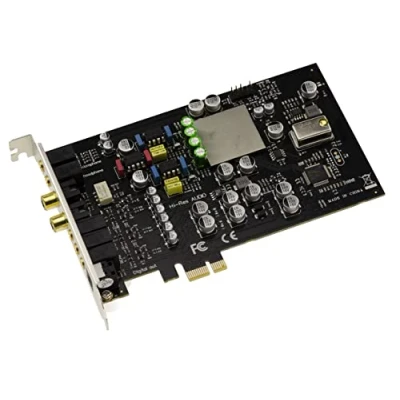 Imagen de Kalea INFORMATIQUE Tarjeta PCIe amplificadora de Sonido HiFi HD 7.1 192KHz 24bit 122db con TCXO 0.1ppm CMedia Oxygen CM8828