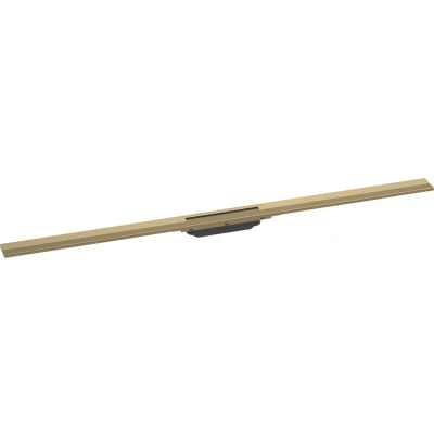 Imagen de hansgrohe RainDrain Flex 1200 56047140 Canaleta de ducha (1200 unidades, color bronce cepillado)