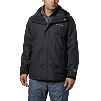 Imagen de Columbia Bugaboo Fleece Interchange Jacket, Chaqueta De Invierno 3 En 1 para Hombre, Black, Talla XL