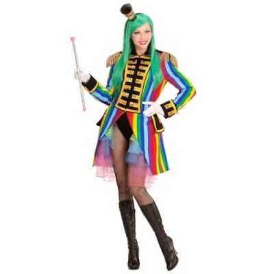 Imagen de W WIDMANN frac para desfile de disfraces, confeti, arco iris, CSD, maestro ceremonias, uniforme guardia, payaso, corista, carnaval