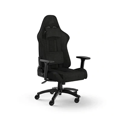 Imagen de Corsair TC100 Relaxed Fabric Gaming Chair, Nylon, Negro, One Size