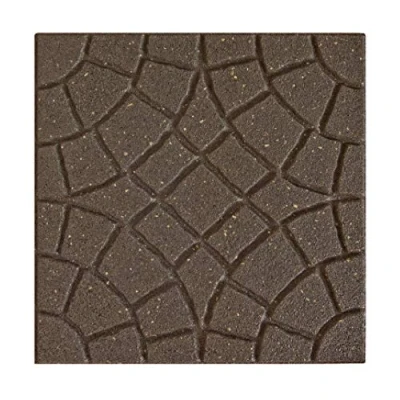Imagen de RIBILAND Ribimex PRGOMDJ102 Baldosas para terraza (45 x 45 cm), Color marrón