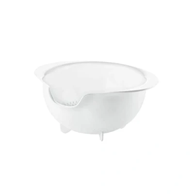 Imagen de Guzzini Colador vertedor All in &#039;Kitchen Active Design&#039; 29.5 x 25.5 h12.5 cm, PP, Blanco, Talla única