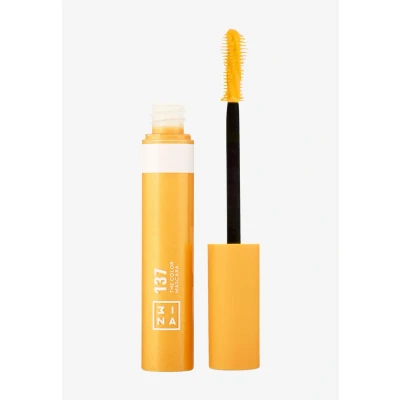 Imagen de 3INA MAKEUP The Color Mascara 137 Amarillo Máscara de pestañas con Keratina Colores Volumen y Definición para Ojos sensibles Vegan Cruelty Free